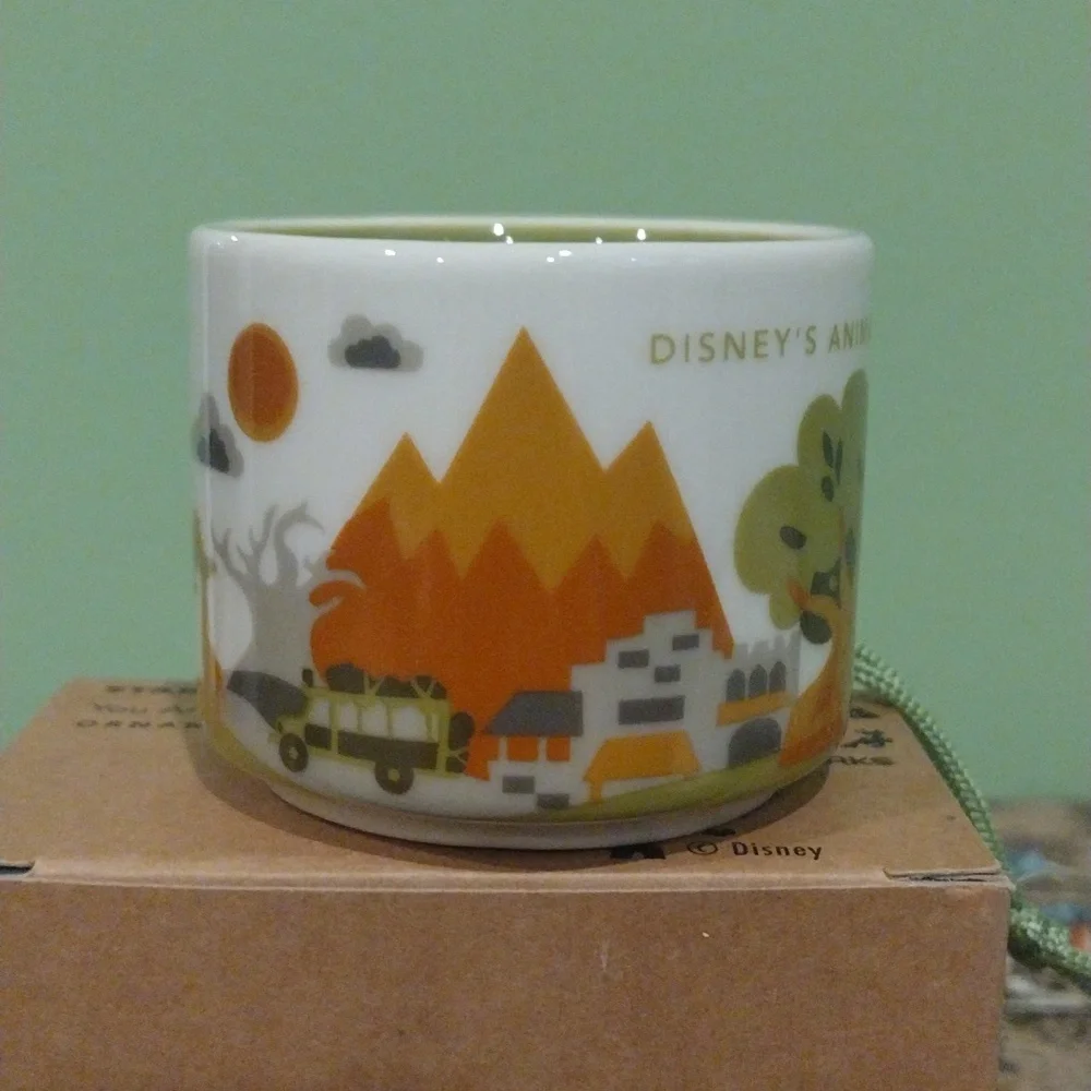 NEW Starbucks Disney Parks Animal Kingdom 2oz Mug Ornament - Picture 3 of 9
